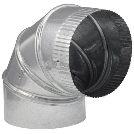 6"x90 GALV ADJ ELBOWS-30GA    GALVANIZED ADJUSTABLE STOVE