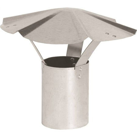 RAIN CAP  6" GALV  28 GA