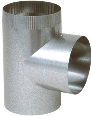 3x3x3'12"GALV TEE JT 30ga     STRAIGHT BRANCH