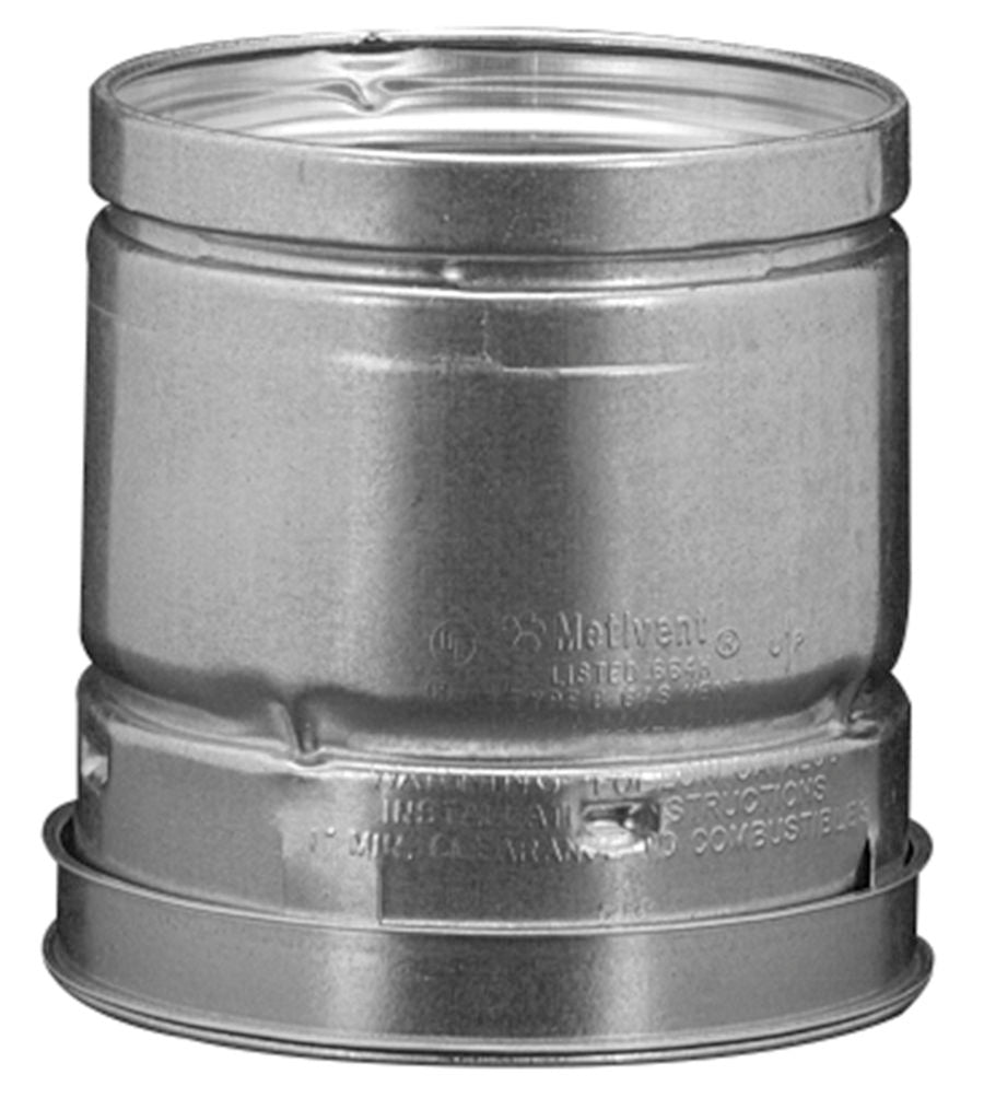3"x4'B GAS VENT PIPE-ROUND    GALV/ALUM DBLE WALL LOCK RING