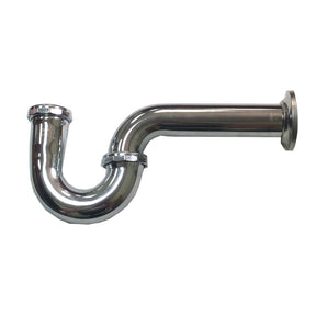 1-1/4" P-TRAP CHROME PLATED   17 GAUGE  LESS CLEANOUT
