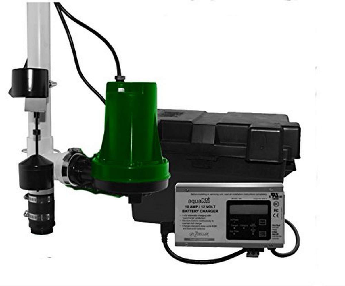 AQUANOT 508 BACKUP PUMP SYSTEM12v DC PUMP/CHARGER/BOX/CK VAL
