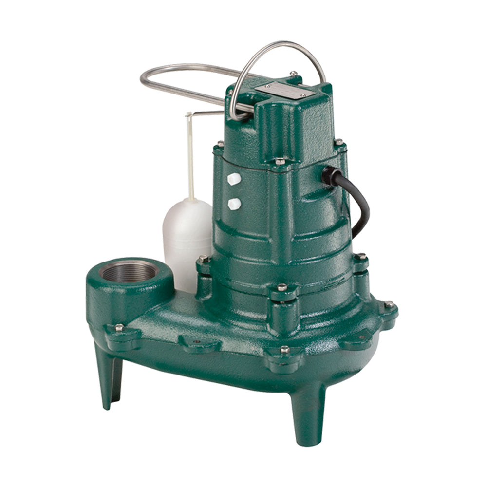 1/2 HP AUTOMATIC M266 CAST IRON SEWAGE PUMP WITH 10' CORD