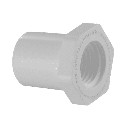1-1/2x1/2"SxF BUSHING-PVC40   PVC SCH40 PLASTIC FITTING