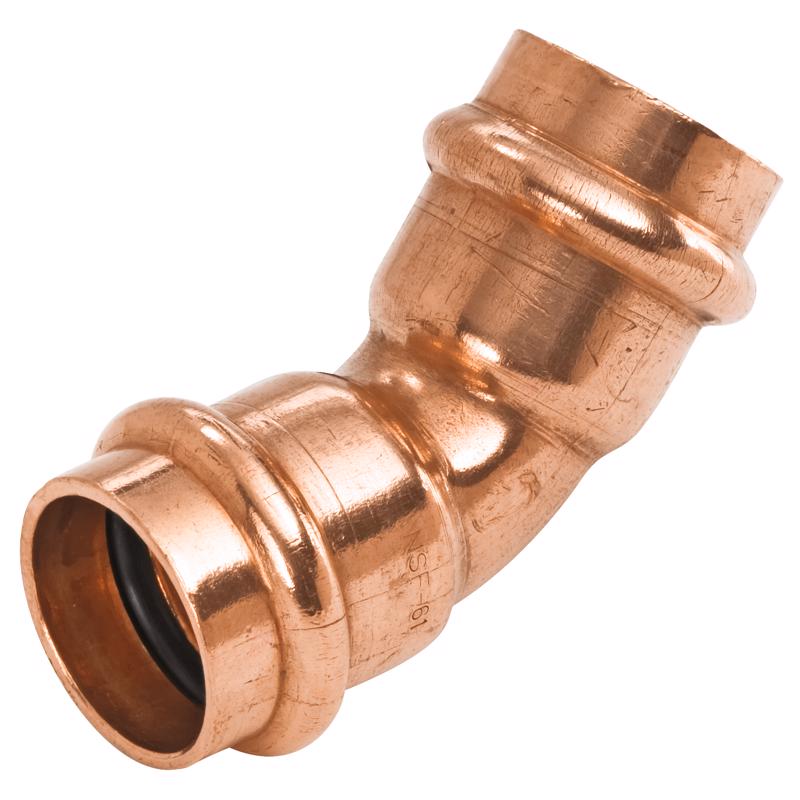 2"CP 45'ELBOW WROT            PC606 COPPER PRESS FITTING