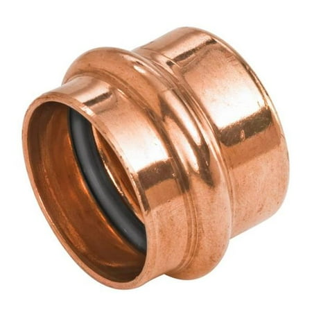 1-1/4"CP PRS TUBE CAP-PxWROT  PC617 COPPER PRESS FITTING