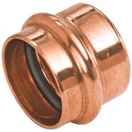 2"CP PRS TUBE CAP-PxWROT      PC617 COPPER PRESS FITTING