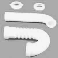 FLEX POLY P-TRAP-PVC BAGGED   1-1/2"OR1-1/14" CORREGATED