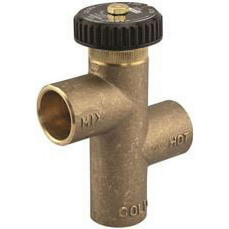 3/4"W/H MIXING VALVE-BRASS    120-160d/THERMOSAT/DIAL ADJMT