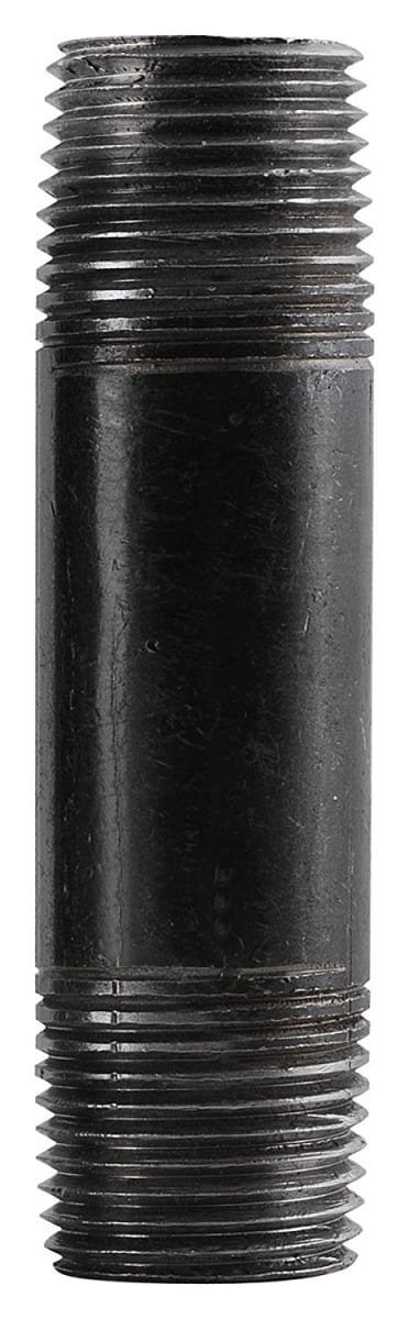 1X4 BLK NIPPLE                (25)
