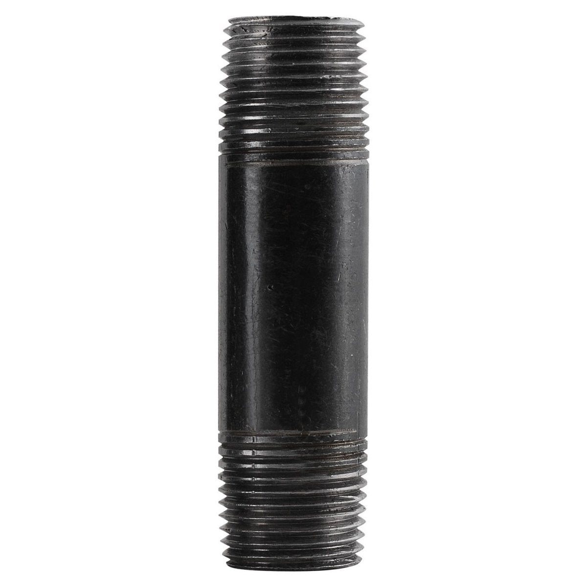 3/8 X 6 BLK NIPPLE            (100/25)