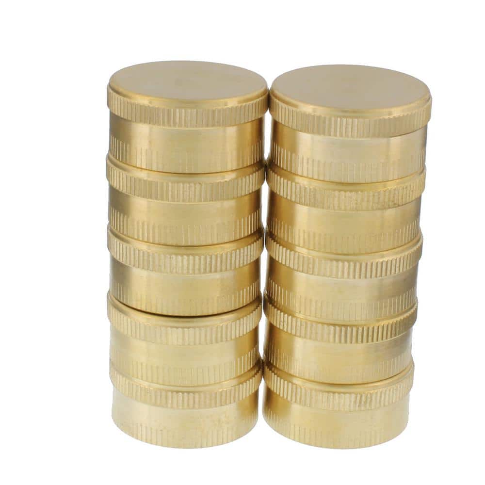 <R> BRASS HOSE CAP            10/BAG