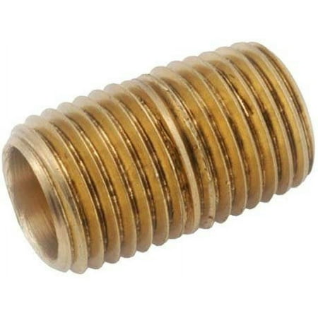 1x4"R/BRASS PIPE NIPPLE       RED BRASS
