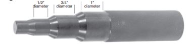 <C> 1/2-1"COPR SWEDGING TOOL  f/m TYPE COPPER TUBING