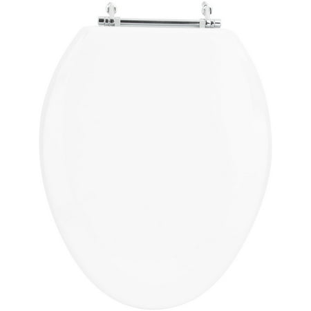 <C> ELONG WHT TOIL SEAT CHROME