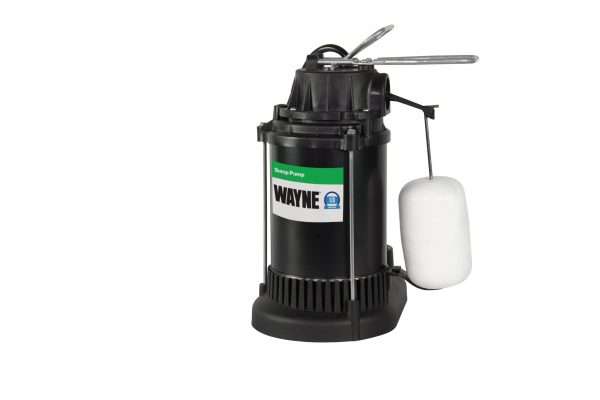 1/3hp PLASTIC SUBM SUMP PUMP  2500gph@10'/VERT FLOAT/PLASTIC