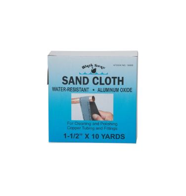 1-1/2*X2yd SAND CLOTH         120g ALUM OXIDE/H2O RESISTANT