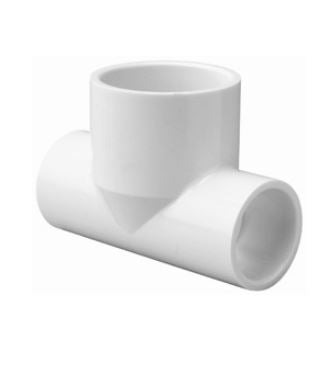 3/4*SxSxS PVC40 TEE           PVC SCH40 PLASTIC FITTING