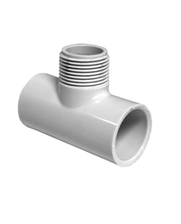 1* SxSxS PVCAO TEE            PVC SCH40 PLASTIC FITTING