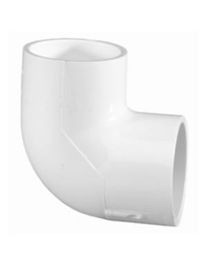 1/2*SxS 90'PVC ELBOW          PVC SCH40 PLASTIC FITTING