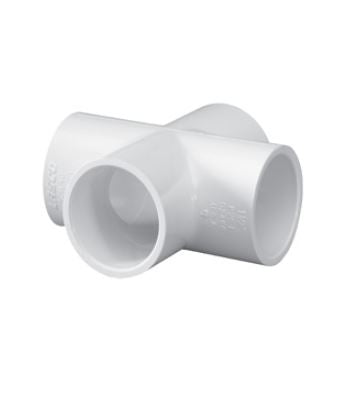 4*PVC40 SLIP CROSS            PVC SCH40 PLASTIC FITTING