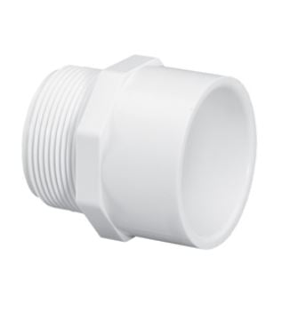 1/2*MPTxS PVC ADAPTER         PVC SCH40 PRESSURE FITTING