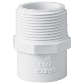 <R> 1-1/4"MPTxS PVC ADAPTER   PVC SCH40 PRESSURE FITTING
