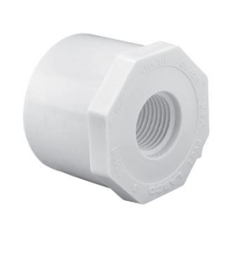 1-1/2x3/4*SxF BUSHING-PVC40   PVC SCH40 PLASTIC FITTING