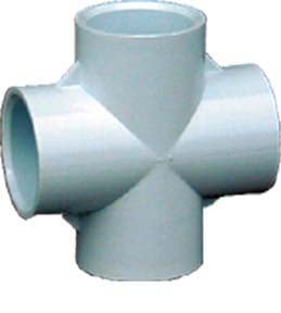 <R> 2"PVC CROSS FITTING       PVC SCH 40 PRESSURE
