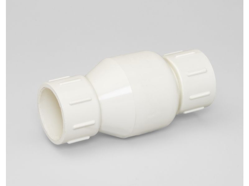 1 1/2* PVC CHECK VALVE        SOLVENT ENDS