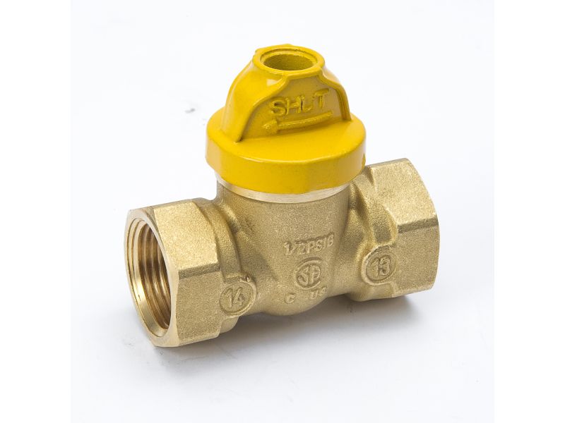 3/4*SAFETY AGA GAS BALL VALVE TAMPER RESISTANT CSA/UL 200#