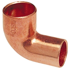 1/2" FTG X C 90 DEGREE CLOSE  RUFF COPPER STREET ELBOW 10-PK