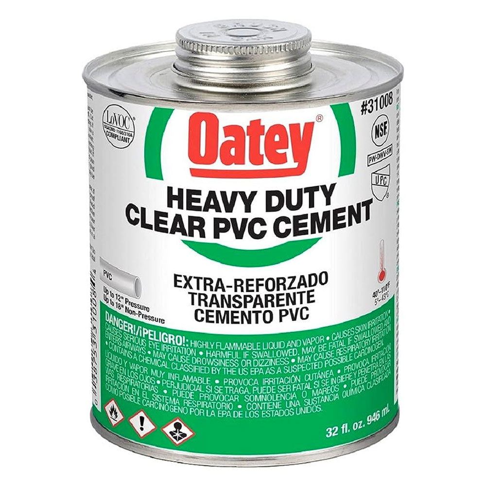 32 OZ. HEAVY DUTY CLEAR       PVC CEMENT