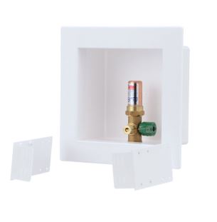 ICE MAKER 1/4 TURN HAMMER SQ. F1807 LOW LEAD OUT-LET BOX