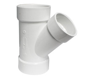 4*X4*X3* REDUCING PIPE WYE    HUB PVC WHITE SCH 40 SCHEDULE