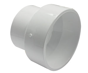 4X3* DWV REDUCING COUPLING    HUB PVC WHITE SCH 40 SCHEDULE