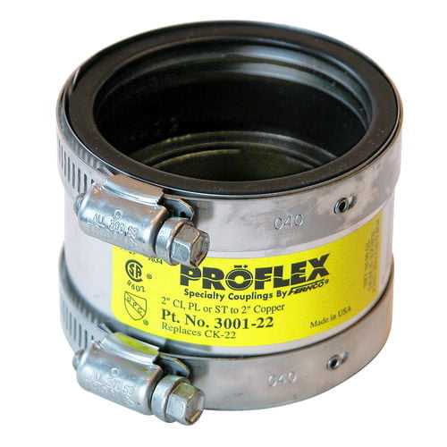 2*CI/PL/STxCOPPER PROFLEX     SHIELDEDTRANSITION COUPLING