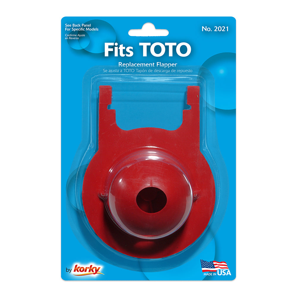 3*TOTO G-MAX FLAPPER          RED PREMIUM RUBBER