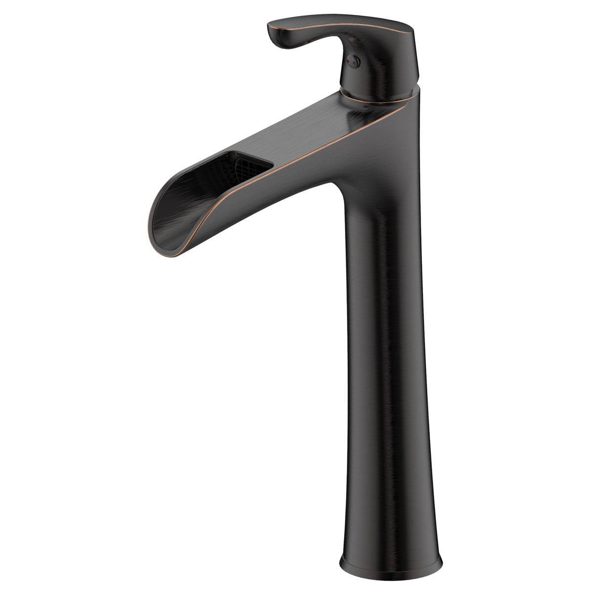 SINGLE HANDLE VESSEL FAUCET   OIL RUBBED BRONZE