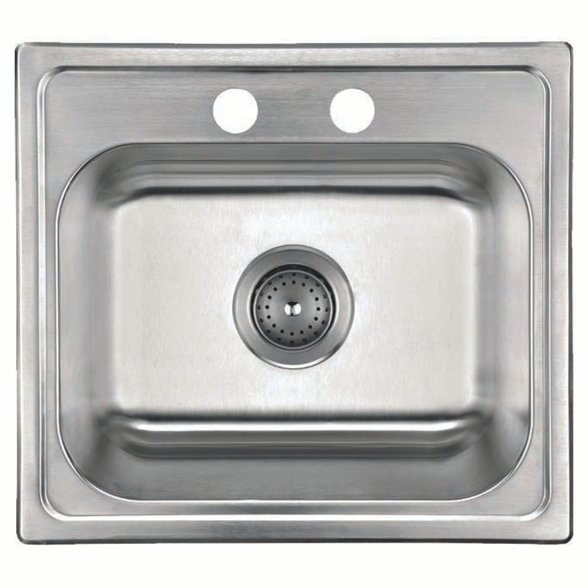 19*X17*X8*DEEP SS SINK SINGLE 22G 3-HOLE