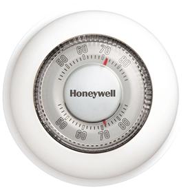 HEAT ONLY NON-PROGRAMMABLE    ROUND THERMOSTAT  MERCURY FREE