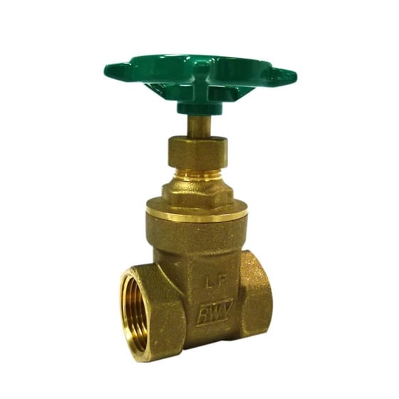 L/F 3/4* THRD BRS GATE VALVE  10/100 BRASS 200#WOG