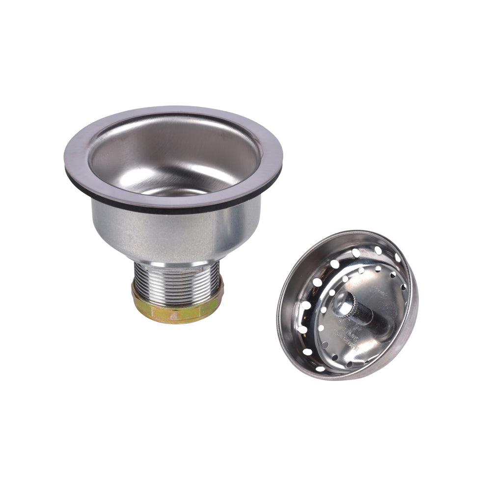 Dearborn® 18 Deep Locking Cup Sink Basket Strainer, 3-3/4" Length 