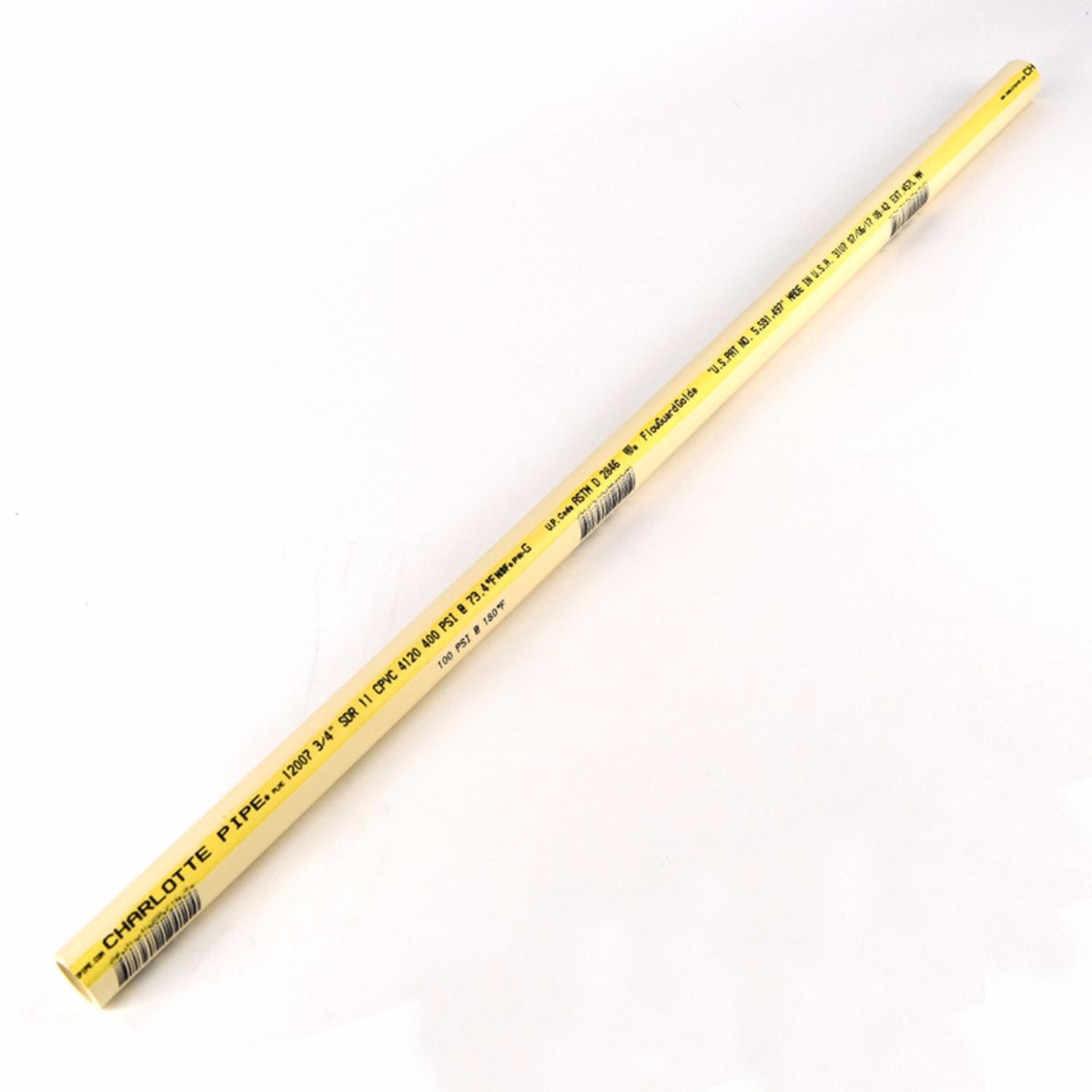 1/2"x10'CPVC-HC WATER PIPE    FLOWGUARD GOLD-100psi@180deg