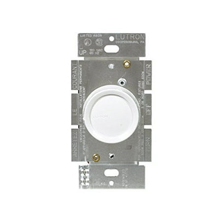 3-KNOB 3w PUSH ROTARY DIMMER  600w/INCAD-HAL/SGL POLE/PRESET