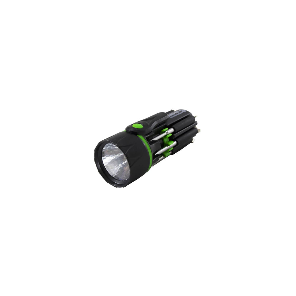 LitezAll LED Flashlight with 7 Screwdrivers