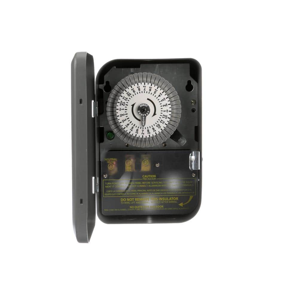 STD IND WALL TIMER-MECHANICAL SPST/40a/120v/2500w/METAL CASE