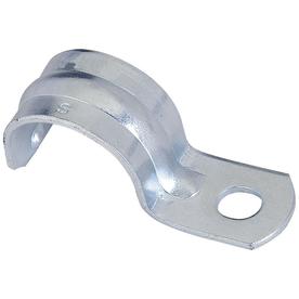 4*1-1/4"1H EMT STRAPS-BAGGED  STAMPED STEEL/ZP/CLICK-ON TYPE