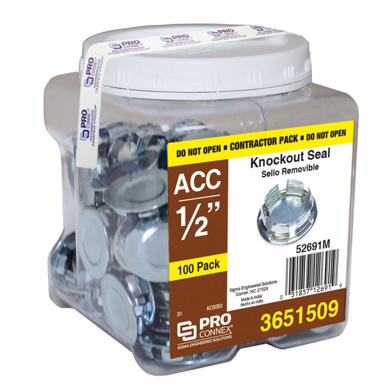 100*1/2" KNOCK OUT SEAL