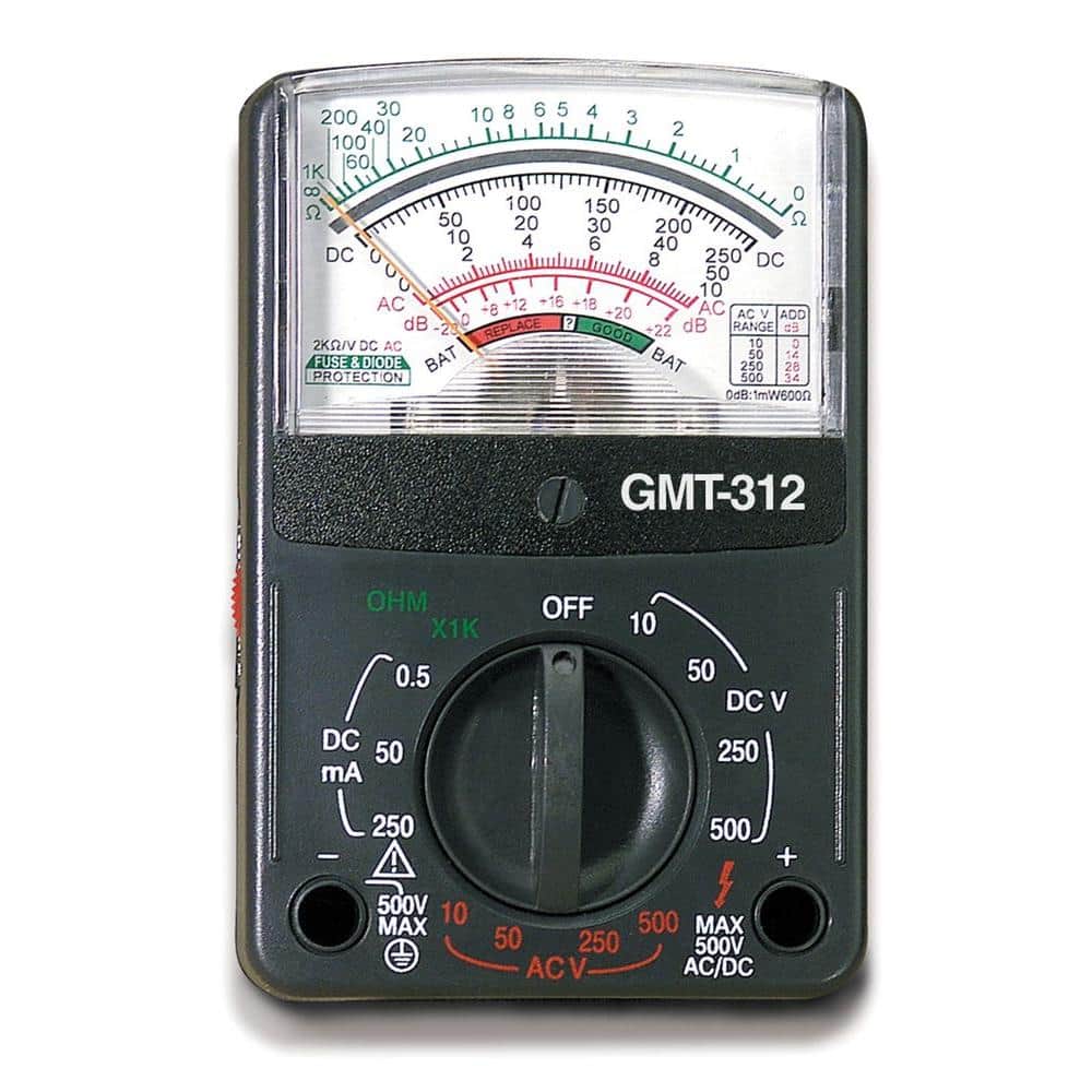 5F/12R MULTIMETER             5 FUNCTION/12 RANGE ANALOG